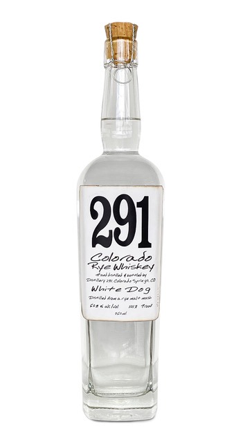 291 Colorado Whiskey White Dog Small Batch Aged for a moment in a White Oak Barrel