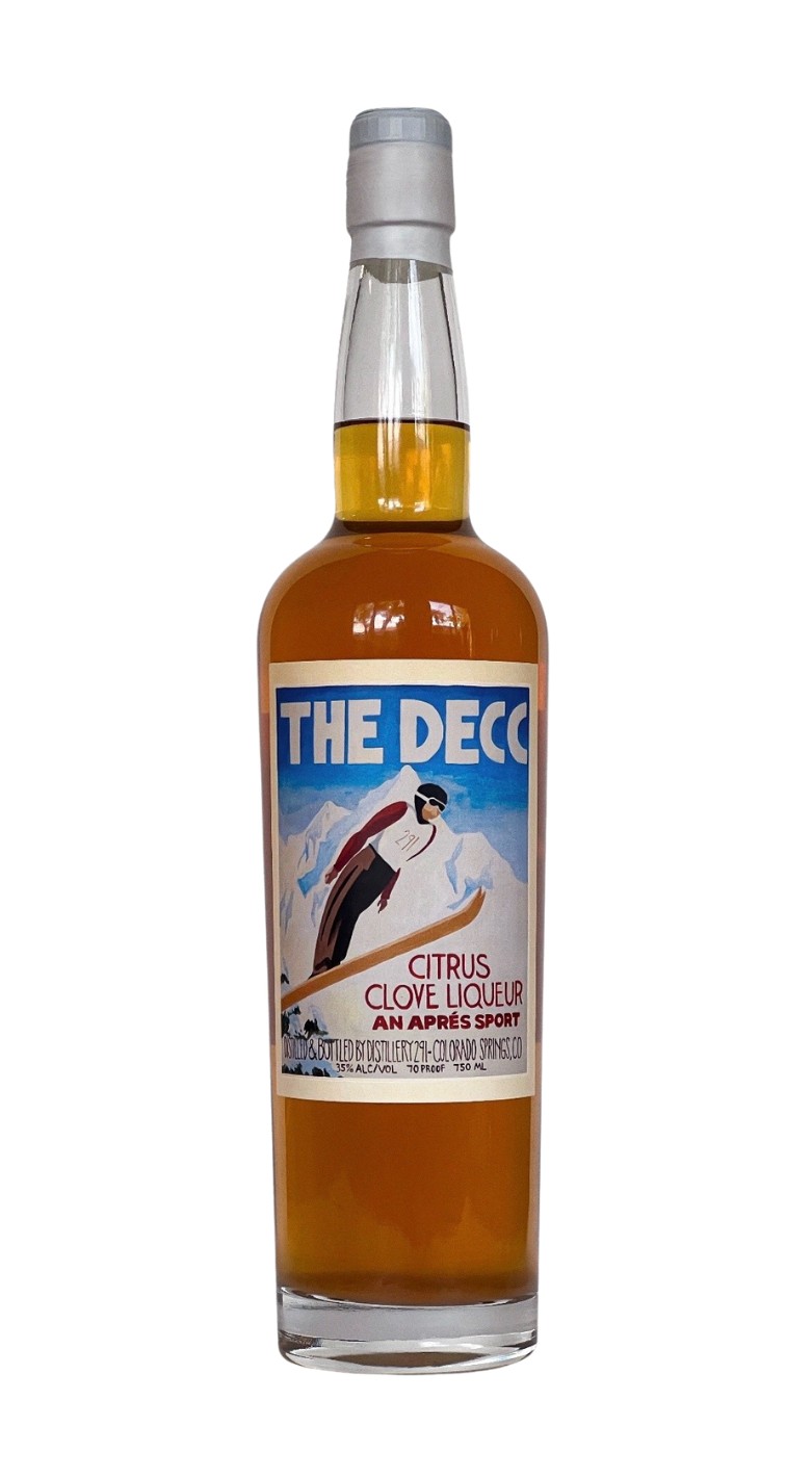 The Decc Citrus Clove Liqueur by Distillery 291 Whisky